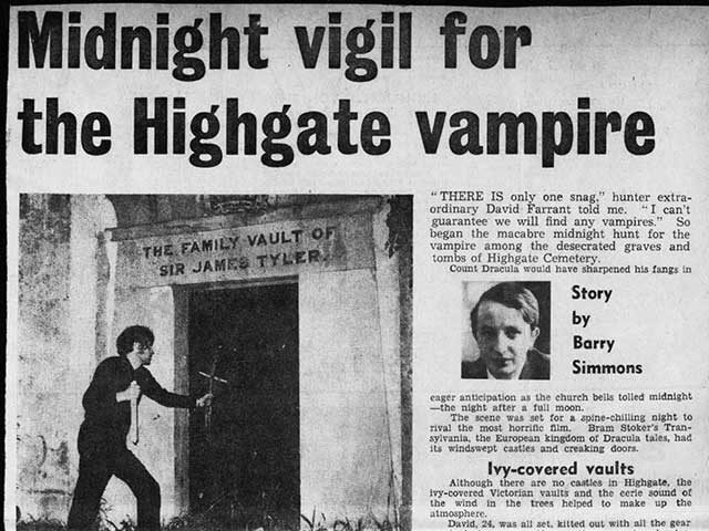 Pemakaman Highgate Sarang Vampire di Ibukota Inggris