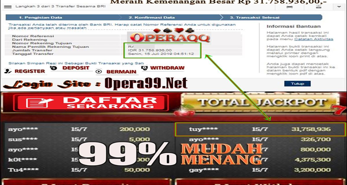 OperaQQ Situs Kartu Online Kemenangan Terbesar
